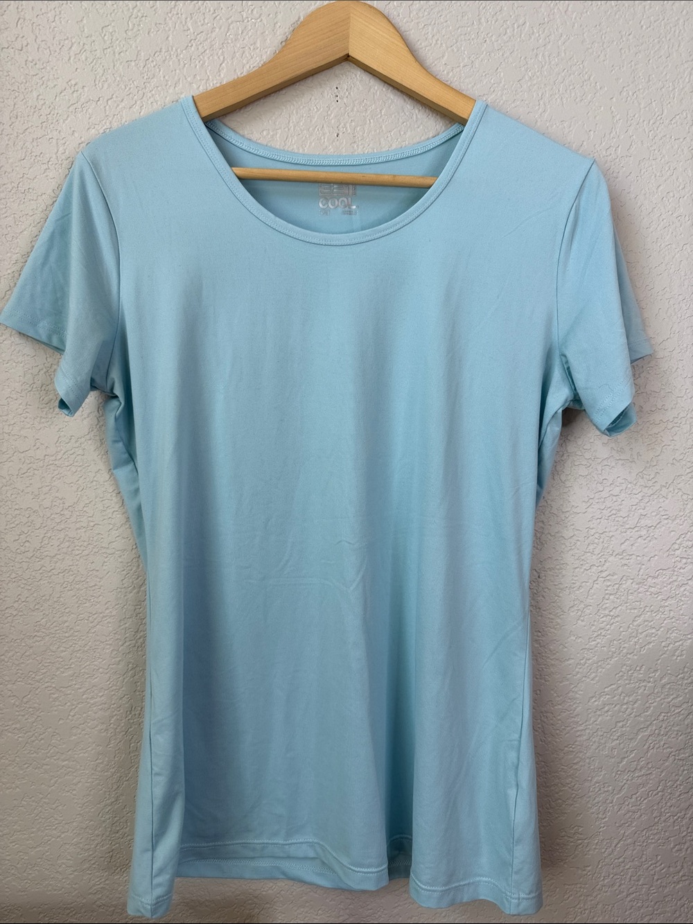 32 Degrees Cool Short Sleeve Tee Shirt Light Blue size Large - Picture 2 of 7